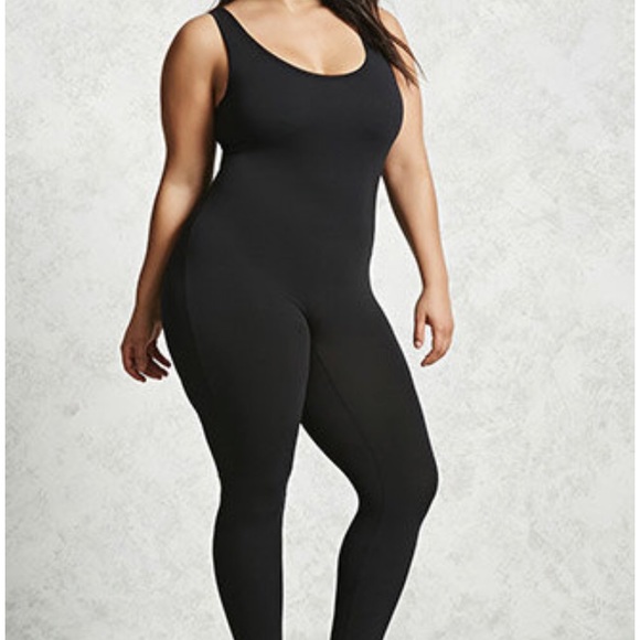 Large Black Bodycon Jumpsuit Nwt 